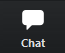 Zoom - Chat button